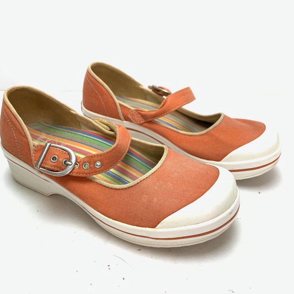 DANSKO VEGAN Canvas Mary Jane Sneakers Shoes sz 37